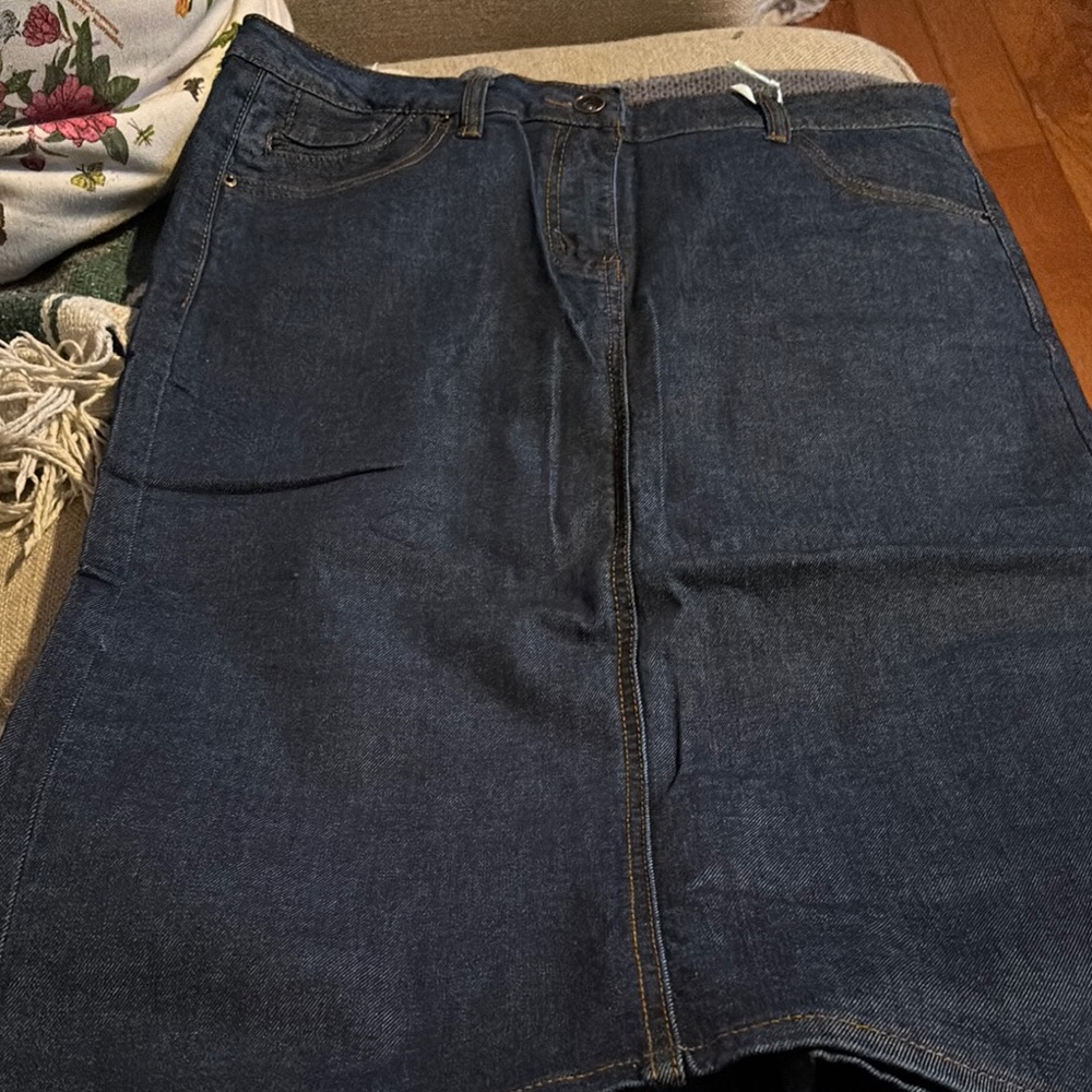 Denim Blue Skirt